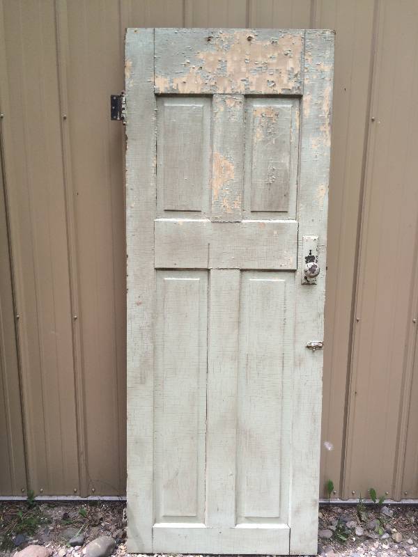 lot 63 image: Solid Wood Vintage Door