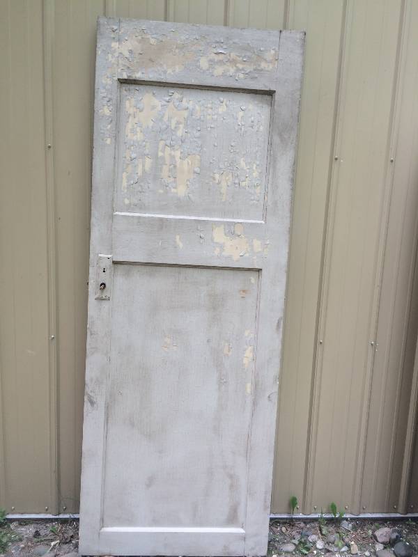 lot 64 image: Solid Wood Vintage Door