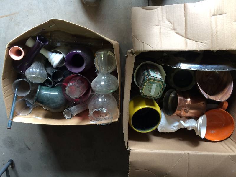 lot 90 image: Miscellaneous Lot Of Vases and More With a Couple of Real Treasures