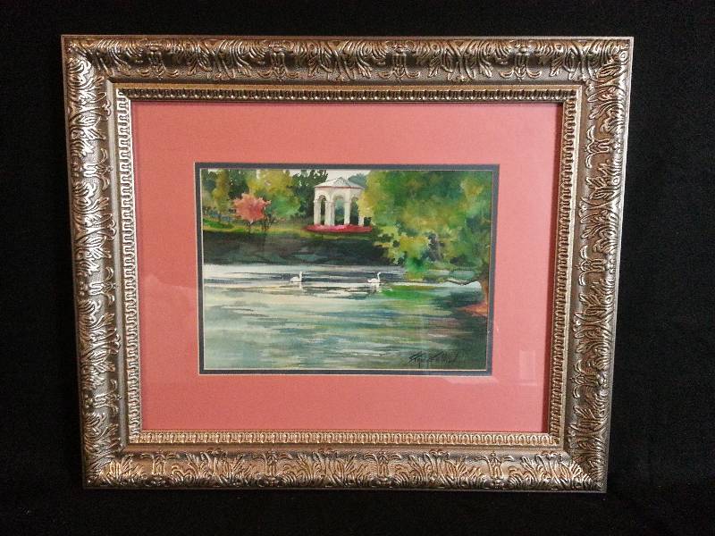 lot 8 image: Jeanie Stringfellow - Original Watercolor