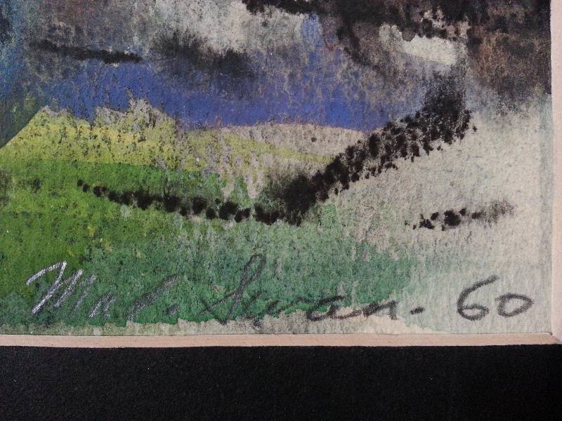 lot 16 image: Original, Signed Water Color - Saran