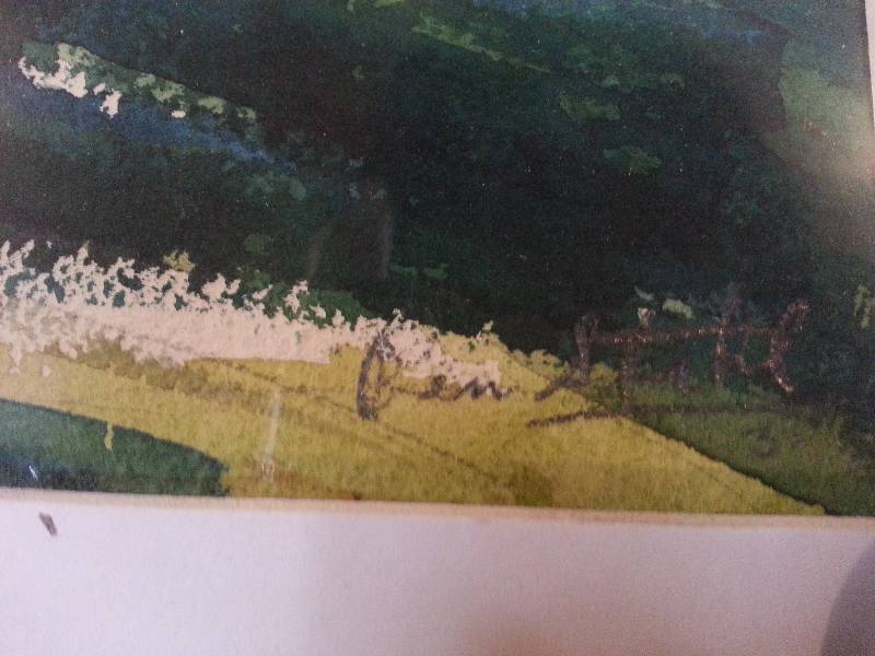lot 18 image: Listed Artist, Ben Stahl, Original Signed Watercolor