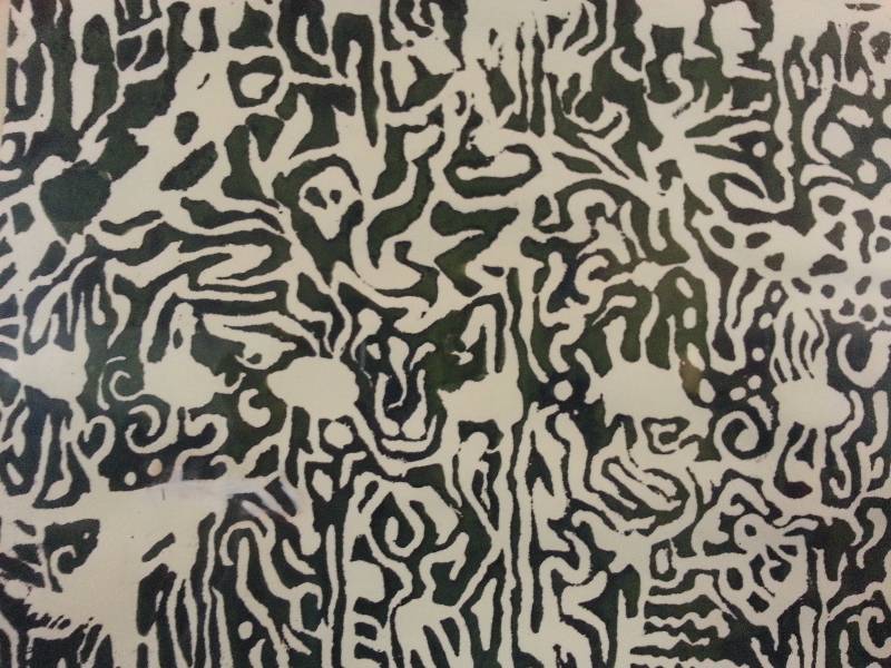 lot 25 image: Hand Signed Mark Johnson Black & White Art