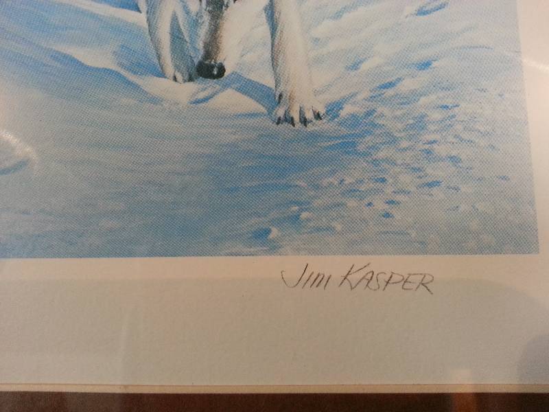 lot 47 image: Cold Scent Jim Kasper Signed and Numbered Print