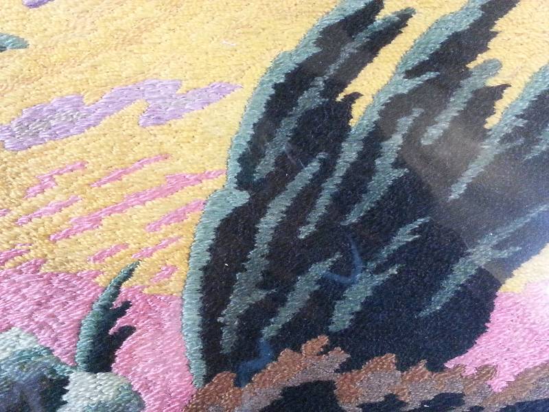 lot 50 image: E. G. M. Kahlert Windy Sunset Folk Art