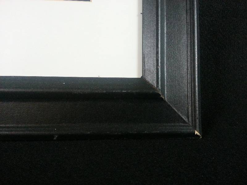 lot 66 image: Black Matted Photo Frame