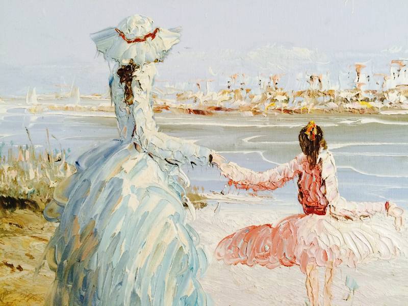 lot 73 image: Original Oil Painting on Canvas