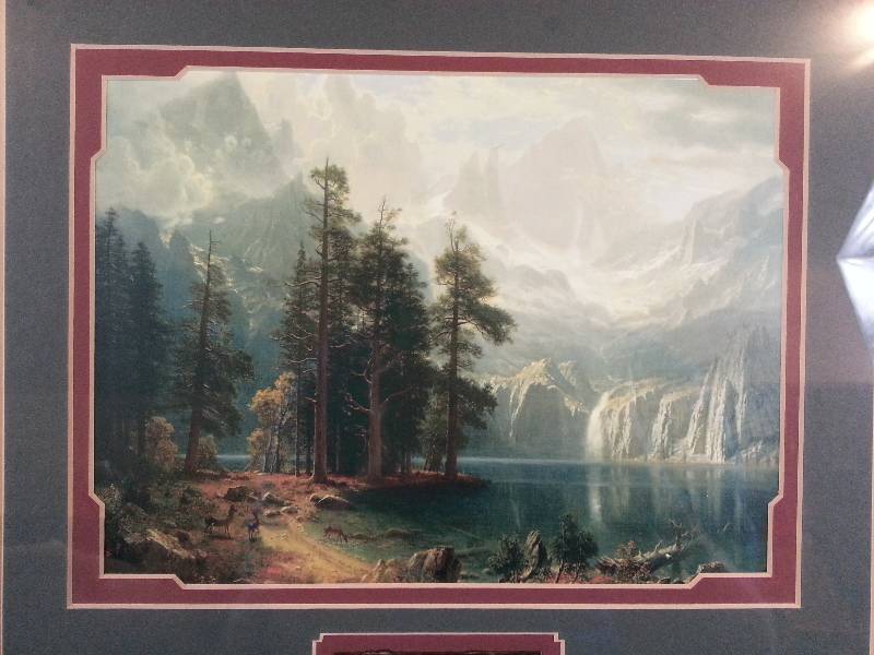 lot 83 image: Listed Artist, Albert Bierstadts Sierra, Nevada