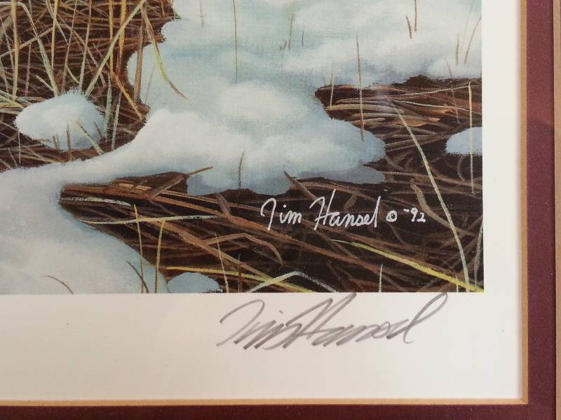 lot 84 image: Jim Hansels Harvest Roosters Signed & Numbered