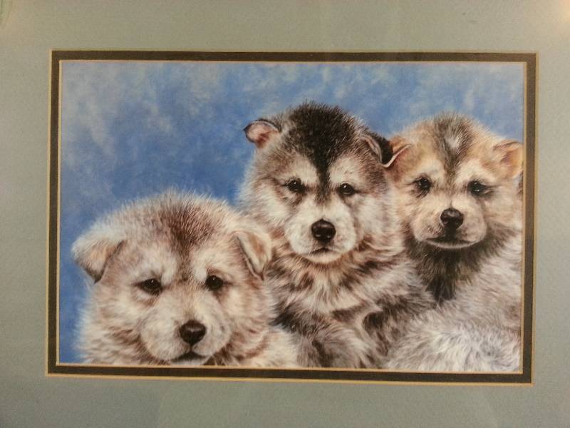 lot 85 image: Judy Rideout Hello Pups Sold Out Edition