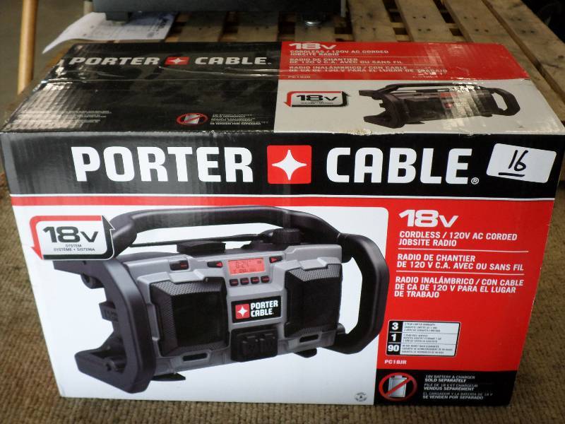 Porter Cable 18Volt Cordless120Vol...