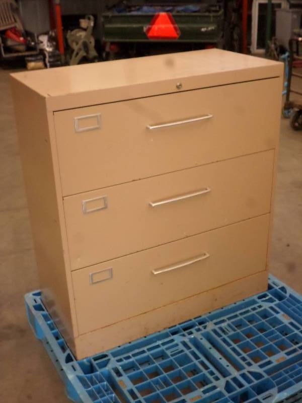 3-Drawer Steel Lateral File Cabinet...