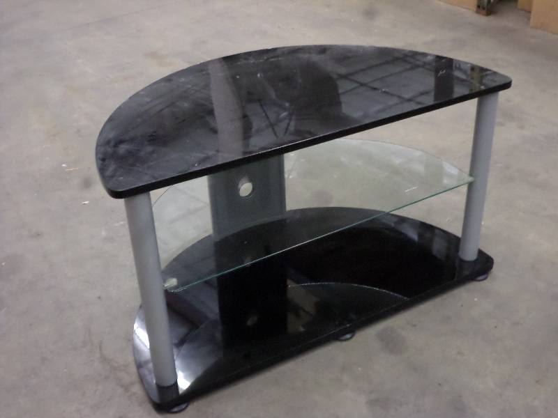 3-Level T.V. Stand With Glass Cente...
