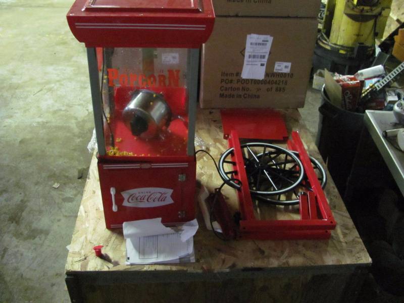 Nostalgia Electrics 10 Cup Coke Popcorn Cart