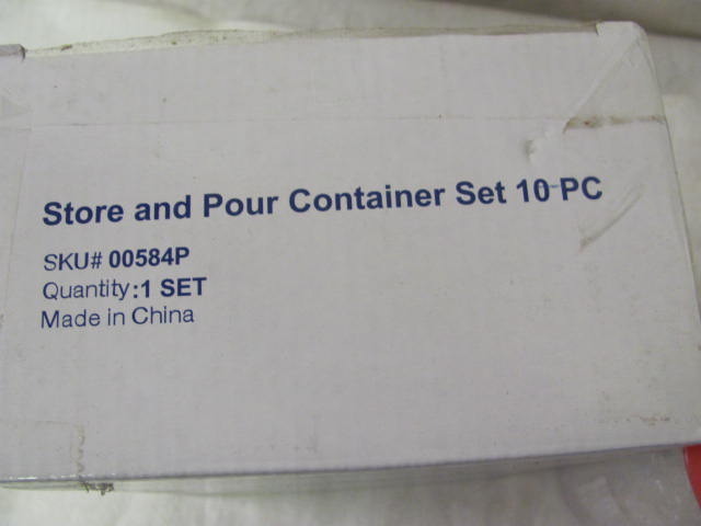 20 Piece Store & Pour Container Set