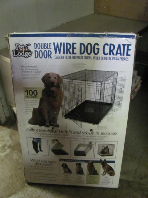 Miller Manufacturing XL Double Door Pet Crate