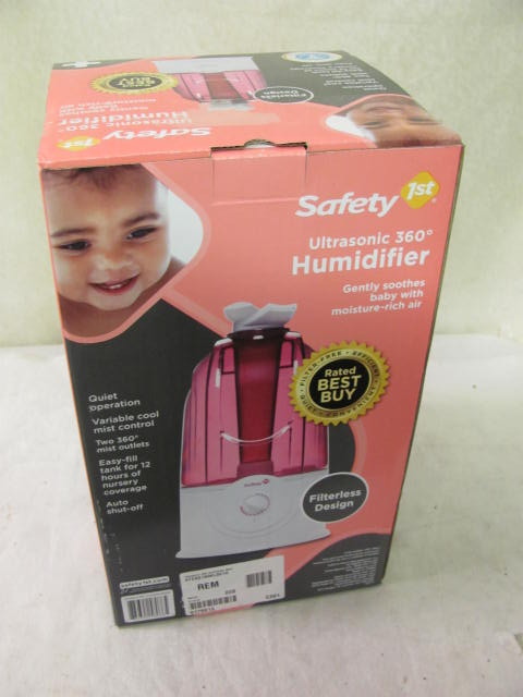 Safety 1st Ultrasonic 360 Pink Infants Humidifier