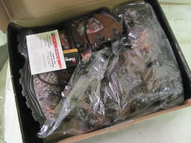 Rocky Mens Mossy Oak Camo Sport Utility Insulated Boots Size 10