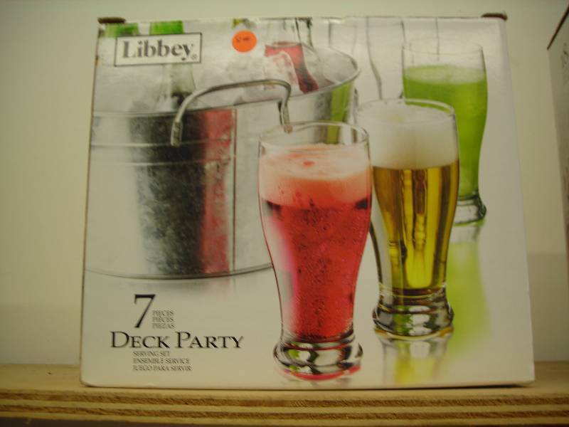 Libby 7-Piece Deck Party Glassware Set