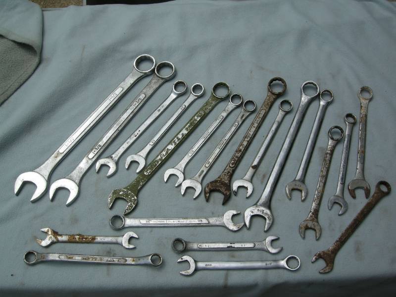 Misc larger wrenches