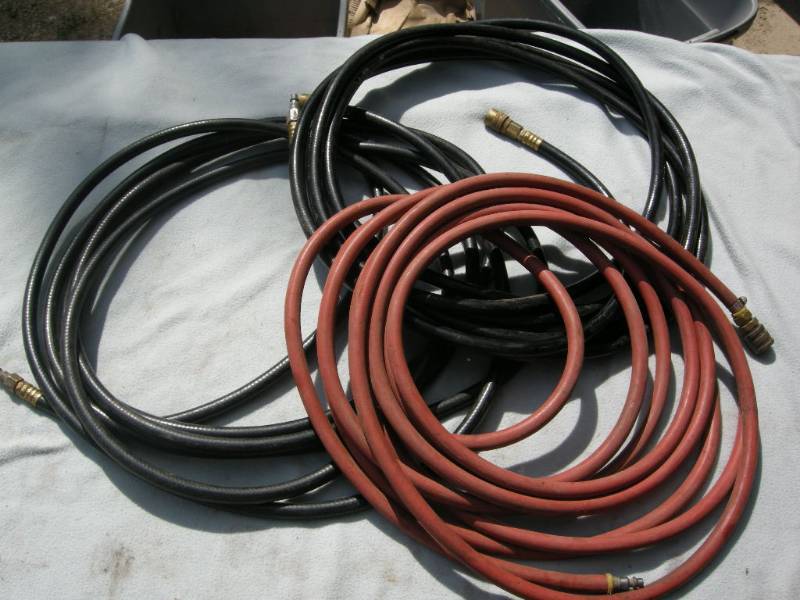 Three air hoses