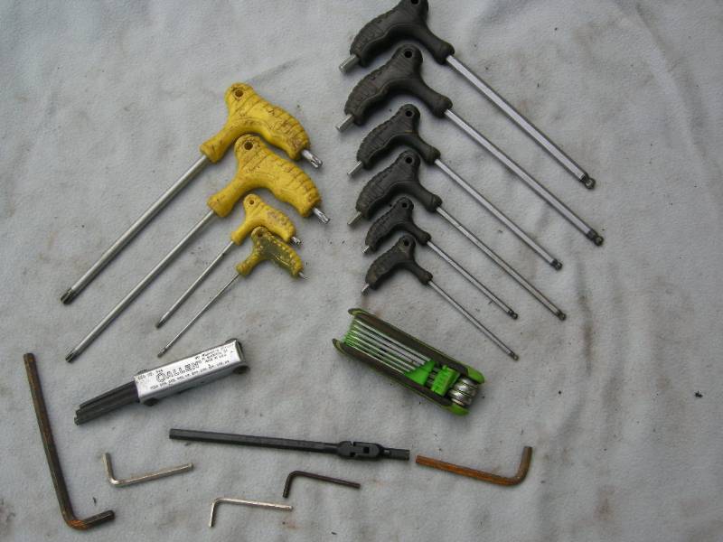 AllenHexTorx wrenches