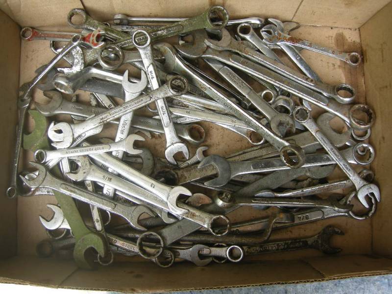 Many misc wrenches