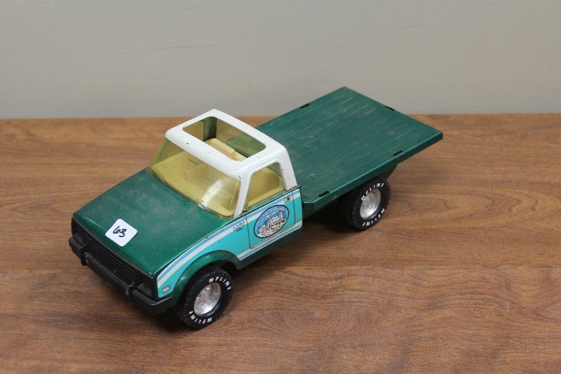 lot 63 image: Nylint Toys Chevy Luv Diesel Flatbed Truck