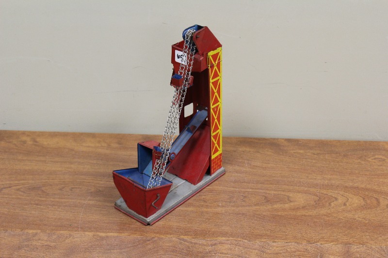 lot 65 image: Vintage Tin Coal Mining Toy