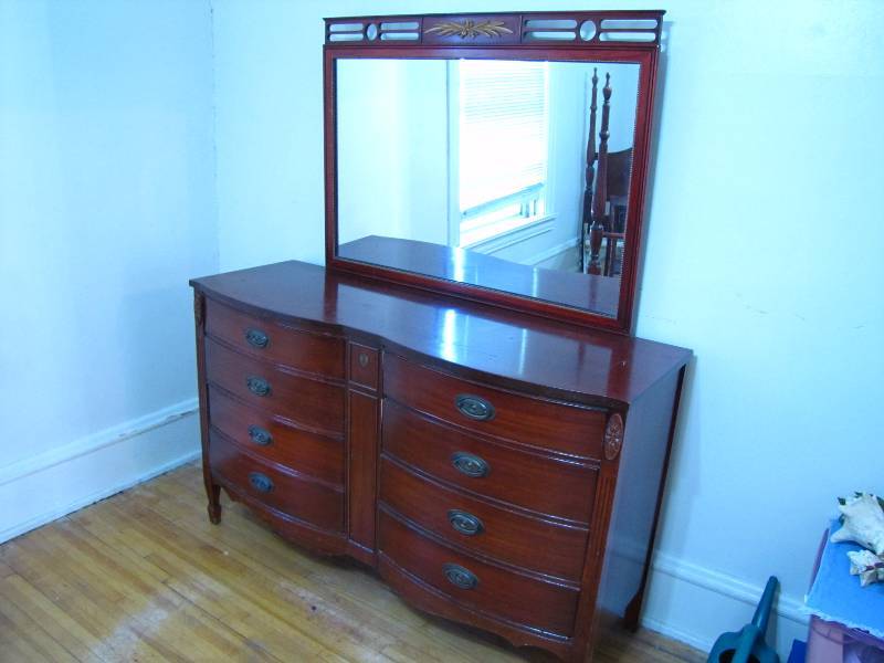 Vintage 8 Drawer Dixie Dresser With Mirror Twc Minneapolis 49