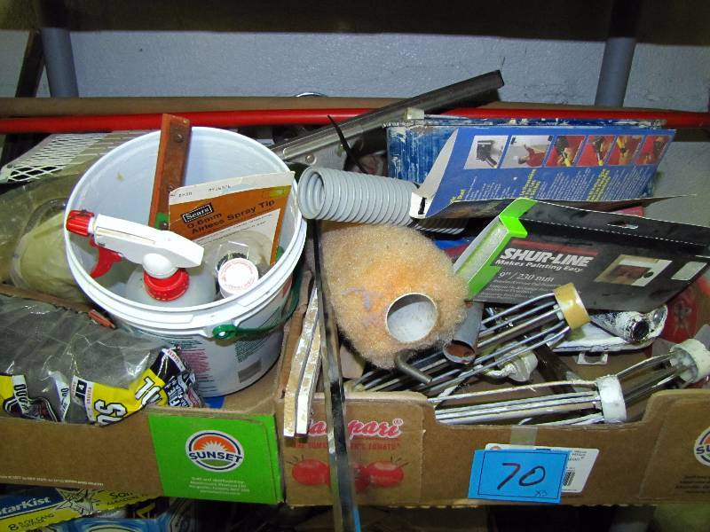lot 70 image: Painting supplies