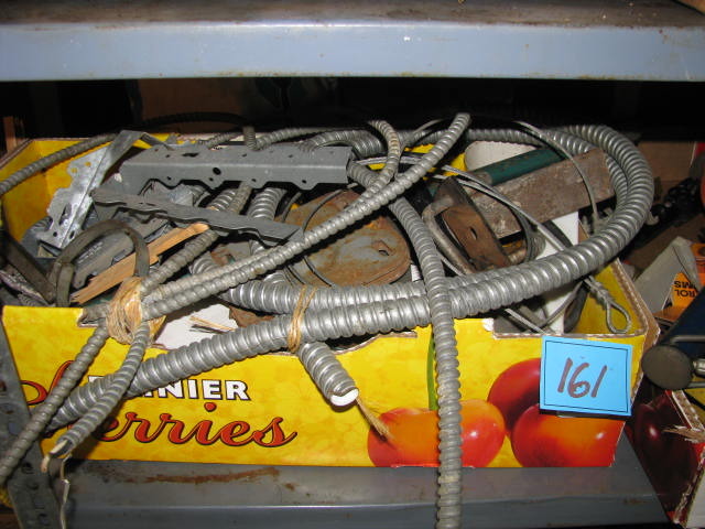 lot 161 image: misc metal items heavy scrap items