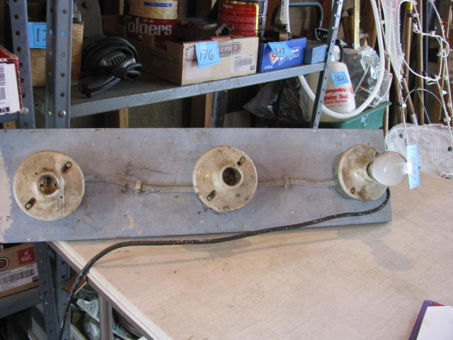 lot 168 image: funky light fixture one of a kind