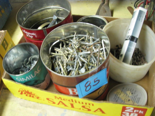 lot 85 image: nails screws ect