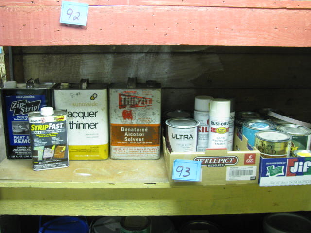lot 93 image: Paint products