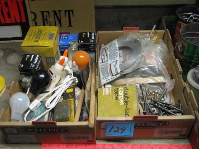 lot 129 image: household repair items