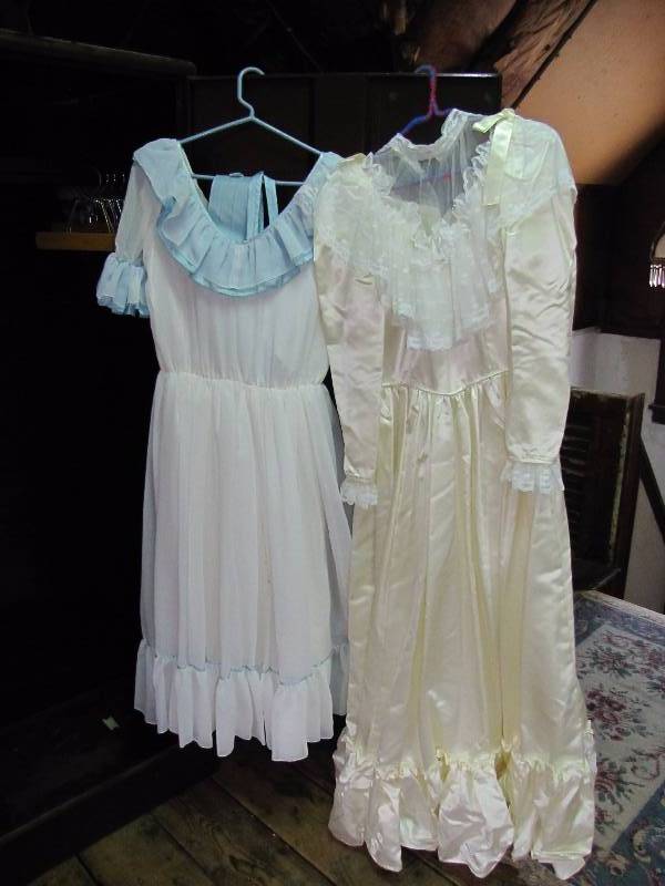lot 273 image: 2 vintage dresses