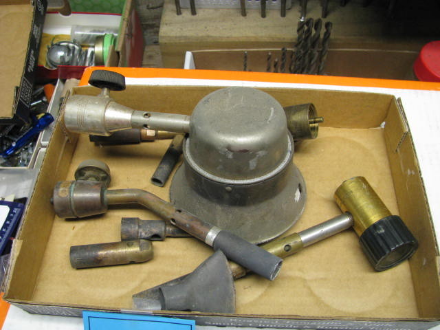 lot 241 image: torch welding tips and pieces