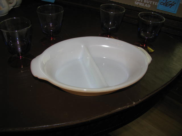 lot 239 image: carnival glasses with a carnival finish serving plate