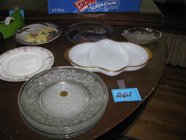 lot 261 image: collectible plates fire king princess house see photos