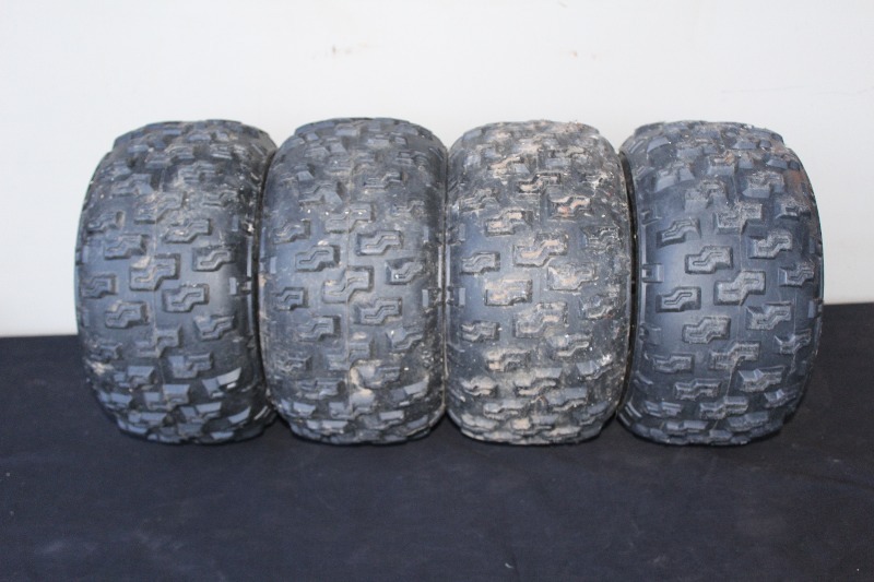 Set of 4 Hard Plastic Tires for Kids Electric 4 Wheelers