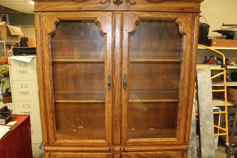 1970 Keller Furniture China Hutch Lowry Consignments 32 KBID