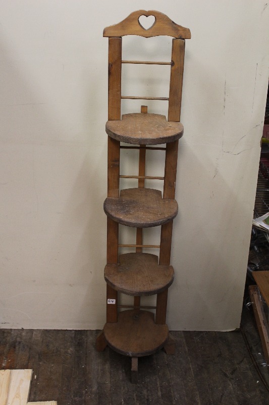 Wood Plant Holder