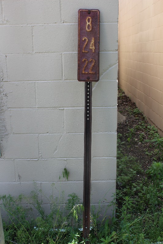Fire Number Sign