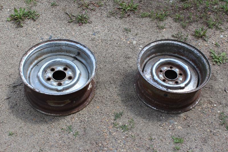 Pair of Chrome Wheels