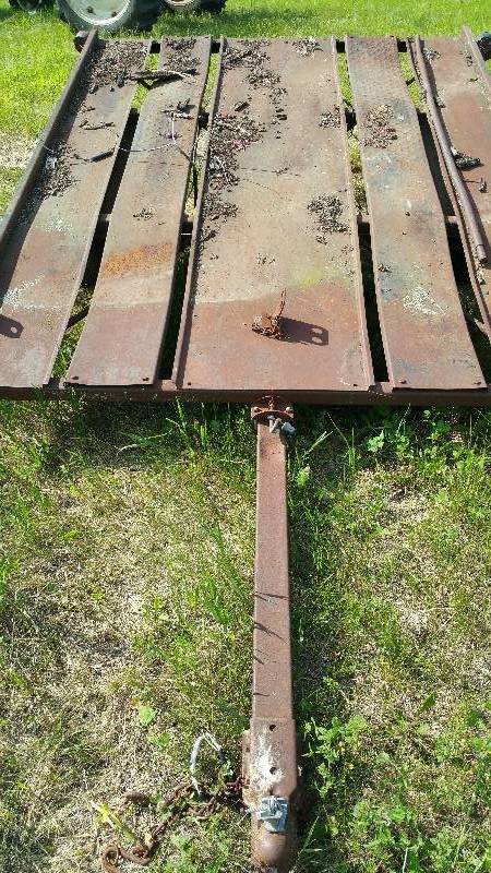 lot 14 image: Homemade Heavy Duty Utility Trailer