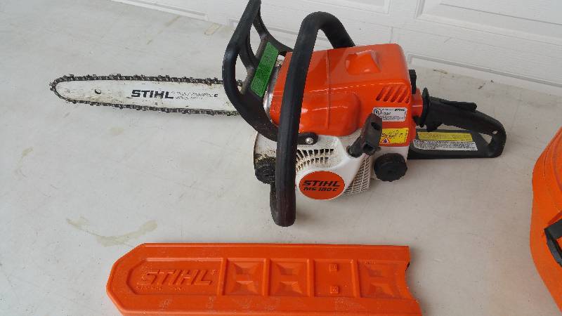 lot 26 image: Stihl MS 180C Chainsaw with Hard Case