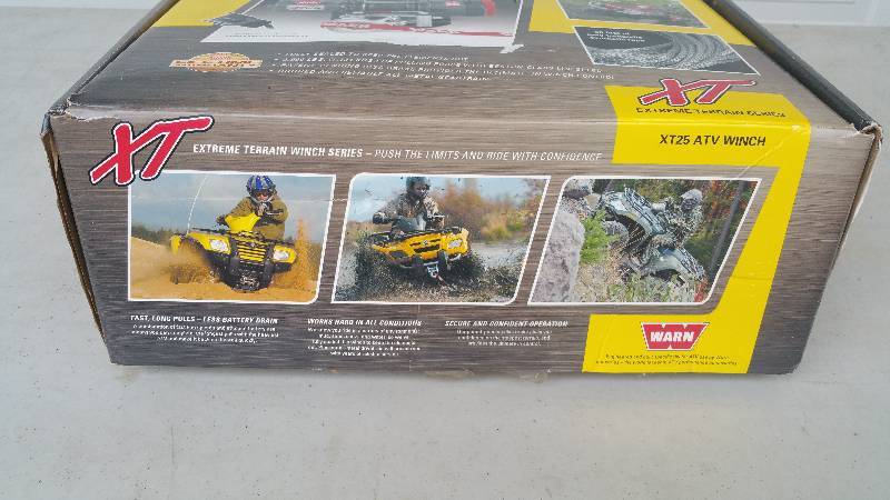 lot 27 image: Warn 2500 lbs. ATV Winch
