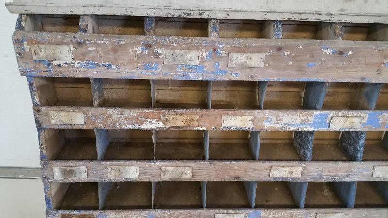 lot 61 image: Antique Primitive Hardware Store Display
