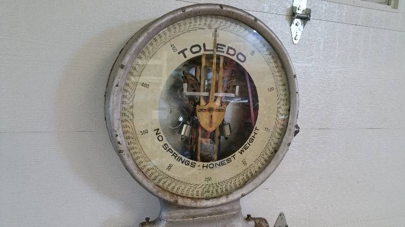lot 64 image: Large Toledo Freight Scale  Working